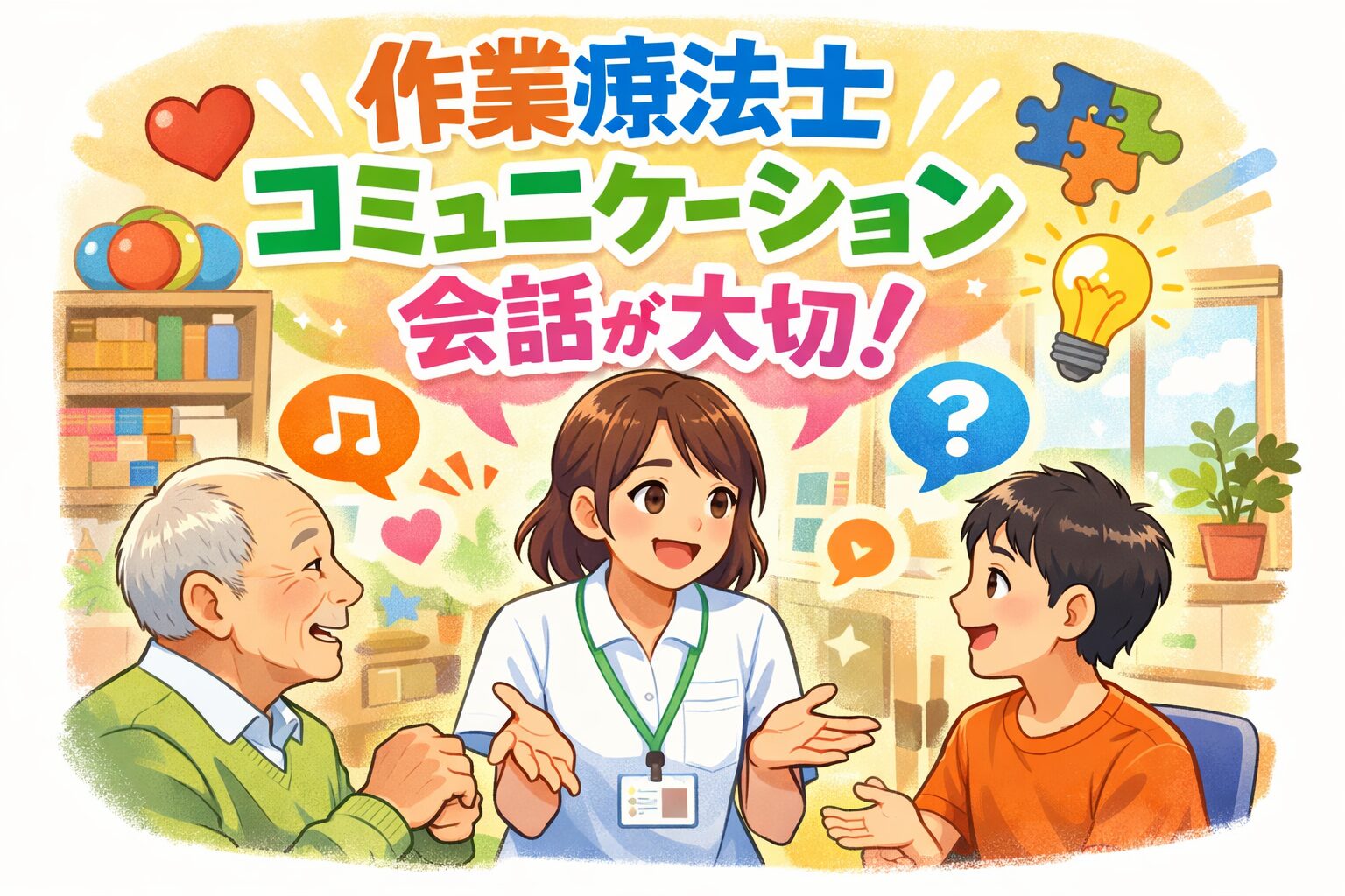 作業療法士と大切な会話