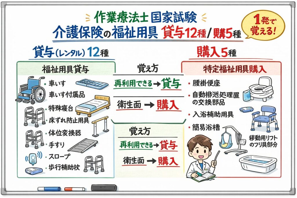 作業療法士　国家試験　介護保険　福祉用具